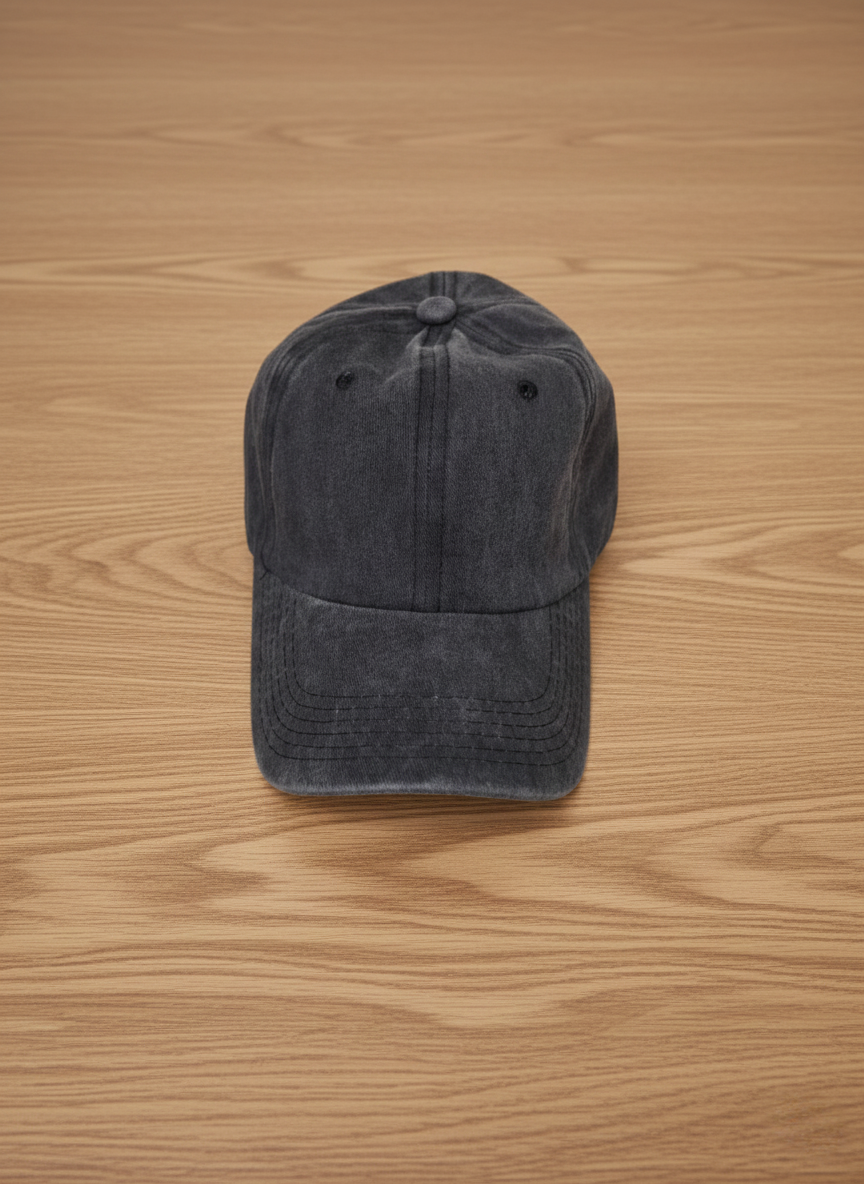 washed black cap Customized cap by Yara's Embroidery Lebanon - تطريز طقية, قبعة في لبنان