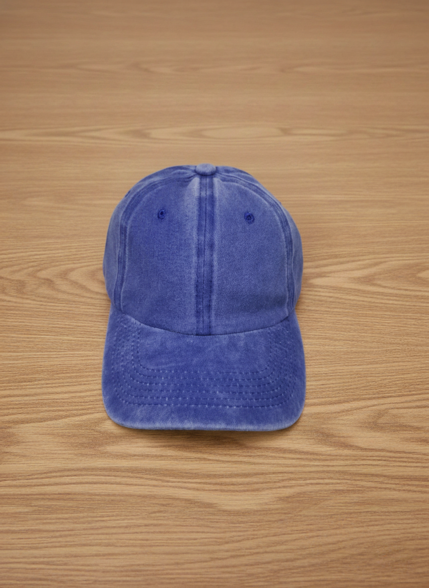 washed blue cap Customized cap by Yara's Embroidery Lebanon - تطريز طقية, قبعة في لبنان