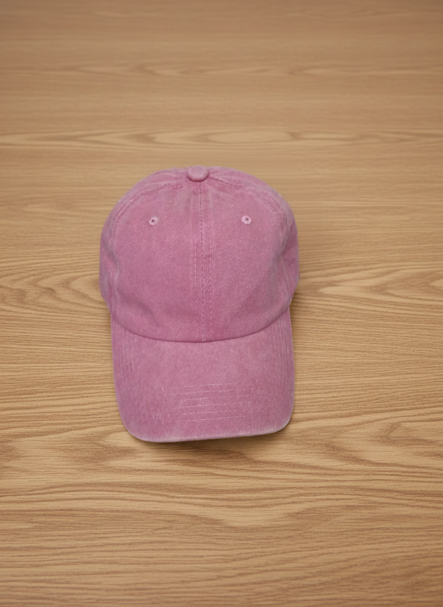 washed pink cap Customized cap by Yara's Embroidery Lebanon - تطريز طقية, قبعة في لبنان